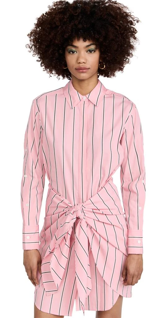 商品Derek Lam|Derek Lam 10 Crosby Charlotte 绑带腰部衬衫连衣裙,价格¥878,第1张图片