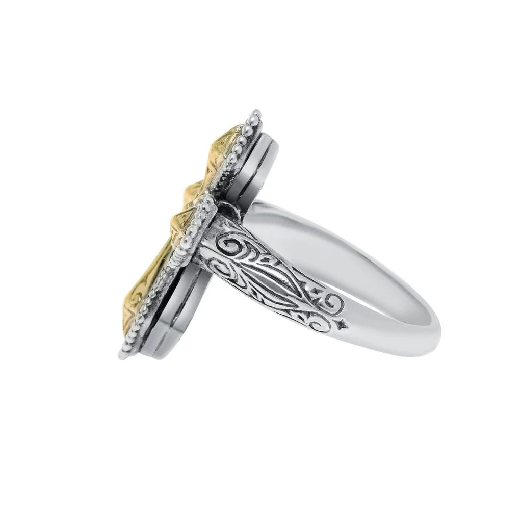 商品Konstantino|Konstantino Kleos 18K Yellow Gold and Sterling Silver Cross Ring sz 6 DKJ574-130S6,价格¥3351,第3张图片详细描述