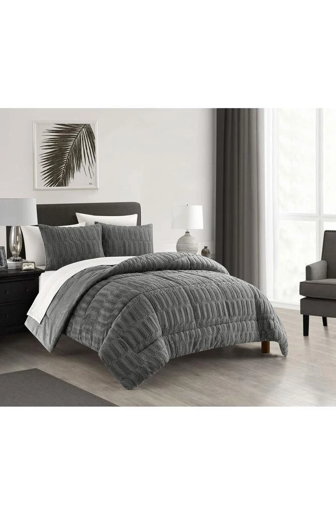 商品CHIC|Pales Faux Rabbit Fur Comforter Set,价格¥889,第1张图片