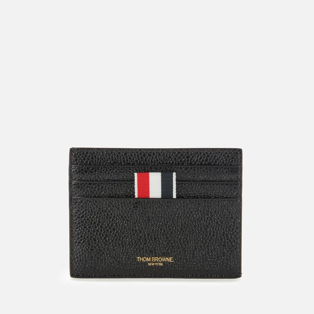 商品Thom Browne|Unisex Card Holder with Note Compartment - Black,价格¥914,第1张图片