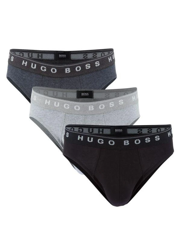 商品Hugo Boss|3-Pack Logo Briefs,价格¥129,第1张图片