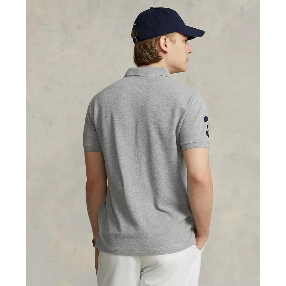商品Ralph Lauren|Men's Custom Slim Fit Big Pony Mesh Polo Shirt,价格¥582,第2张图片详细描述