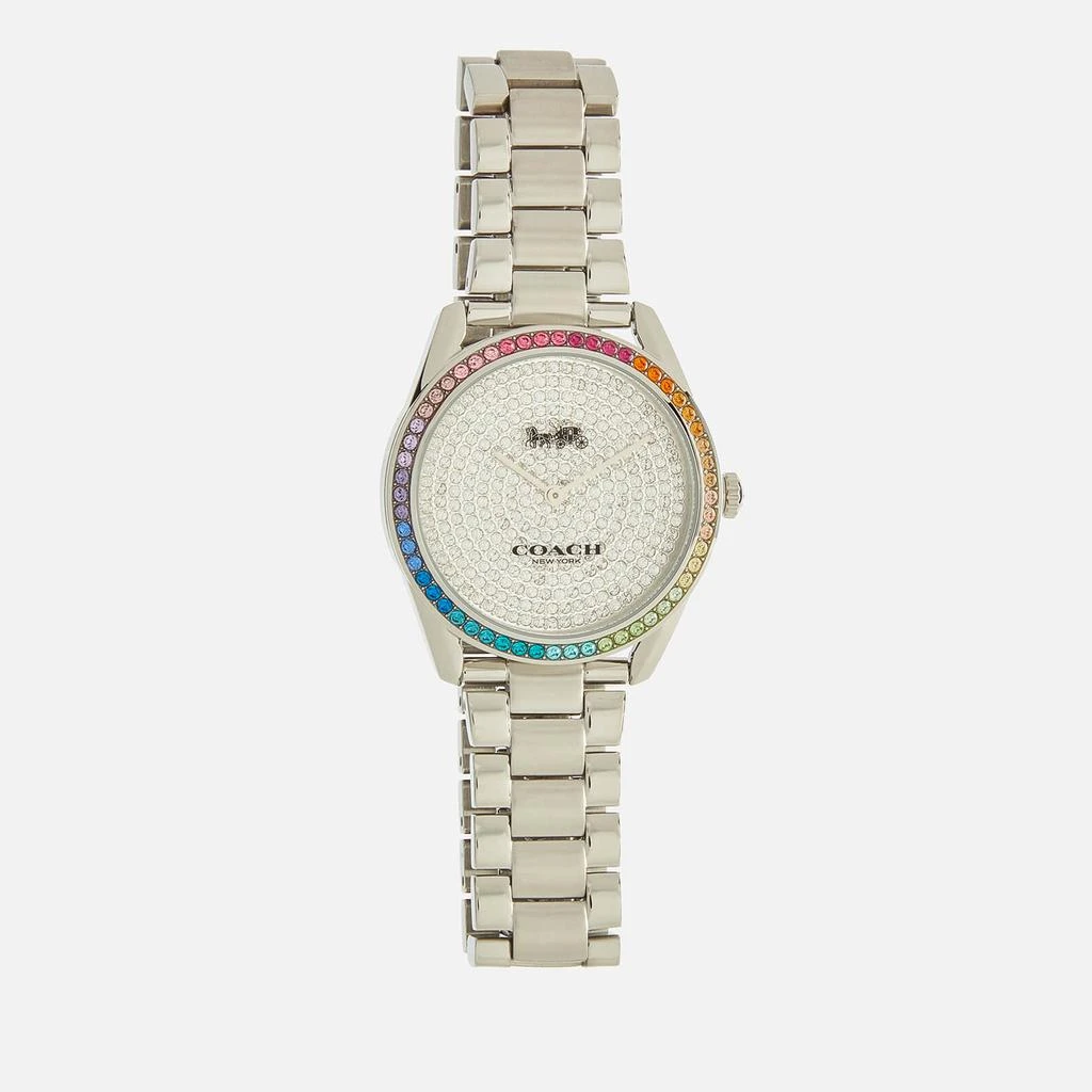 商品Coach|Coach Women's Preston Rainbow Crystal Watch,价格¥1708,第1张图片