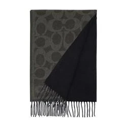 商品Coach|Signature C Reversible Cashmere Muffler,价格¥2028,第1张图片详细描述