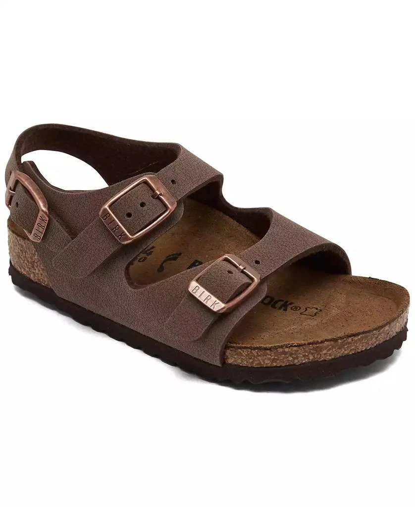 商品Birkenstock|Toddler Kids Roma Birkibuc Sandals from Finish Line,价格¥447,第1张图片