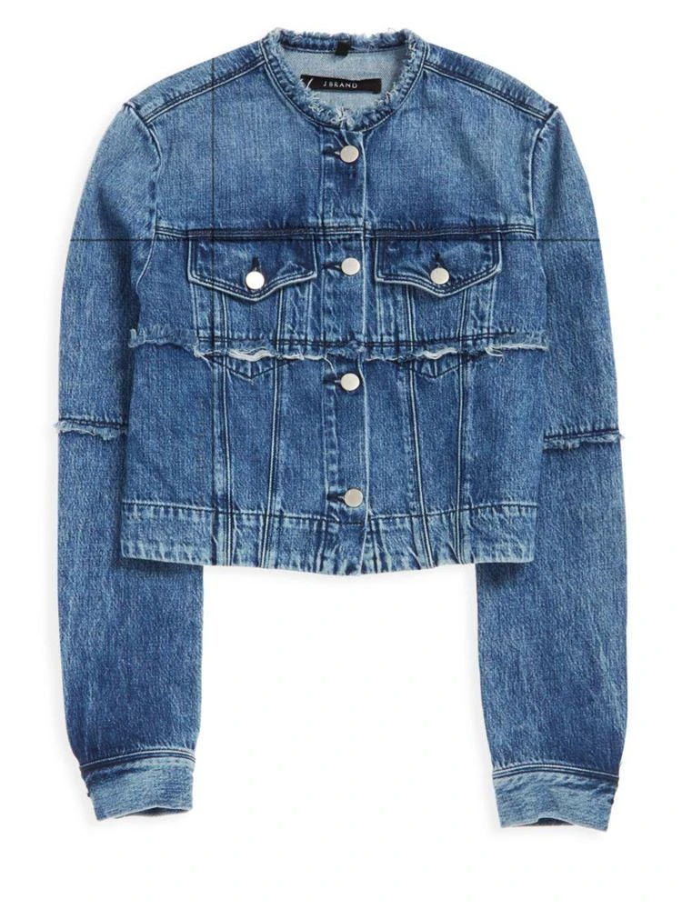 商品J Brand|Cropped Denim Jacket,价格¥1477,第4张图片详细描述