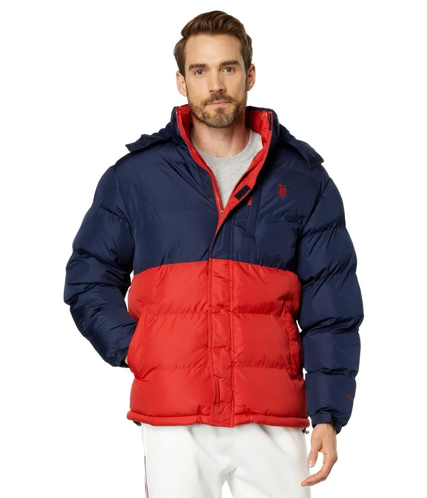 商品U.S. POLO ASSN.|U.S. POLO ASSN. Congressional Cup Short Bubble Jacket 男士外套,价格¥496,第1张图片