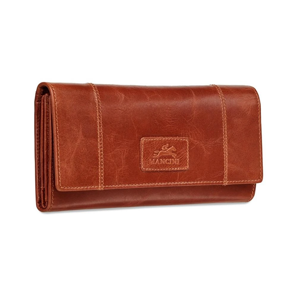 Casablanca Collection RFID Secure Ladies Trifold Wing Wallet 商品