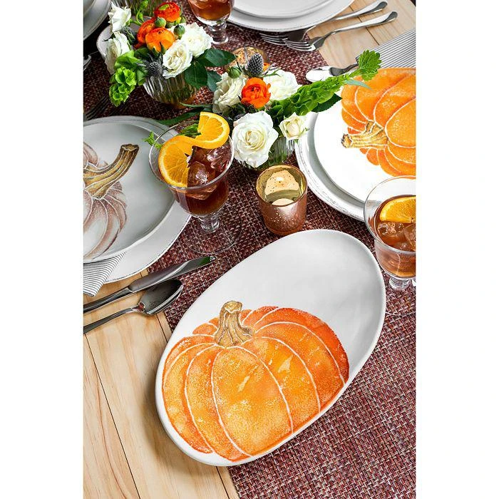 商品VIETRI|Pumpkins Assorted Salad Plates, Set of 4,价格¥1339,第5张图片详细描述