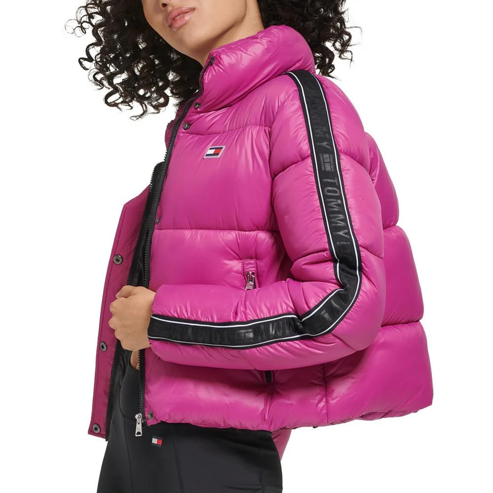 商品Tommy Hilfiger|Women's Active Cropped Stretch Puffer Jacket,价格¥490,第3张图片详细描述