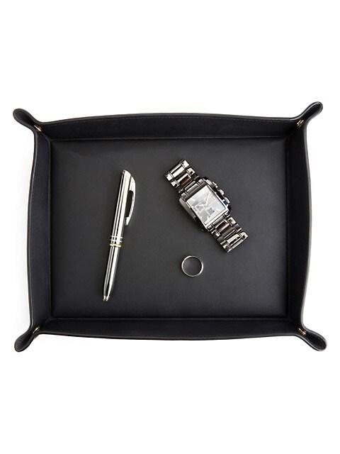 商品ROYCE New York|Large Leather Catchall Valet Tray,价格¥1098,第4张图片详细描述