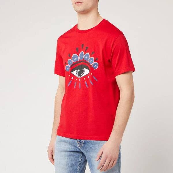 商品Kenzo|KENZO Men's Classic Eye T-Shirt - Medium Red,价格¥573,第1张图片