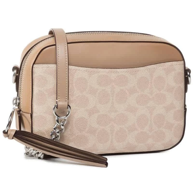 商品Coach|Coach Ladies Camera Bag In Signature Canvas,价格¥1632,第1张图片