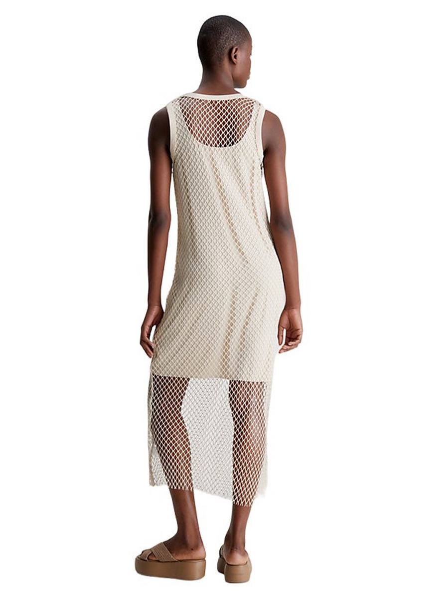 商品Calvin Klein|Calvin Klein 女士连衣裙 82559 白色,价格¥2032,第3张图片详细描述