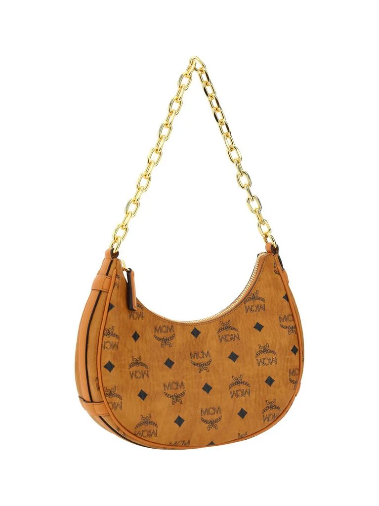 商品MCM|MCM Aren Crescent Zipped Small Shoulder Bag,价格¥4301,第3张图片详细描述