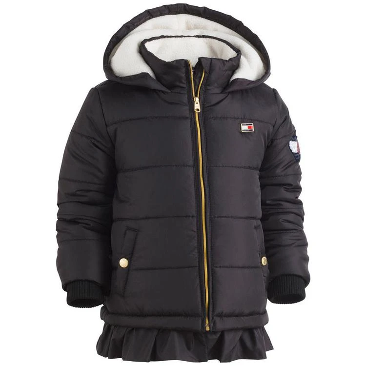 商品Tommy Hilfiger|女幼童连帽羽绒服,价格¥222,第3张图片详细描述