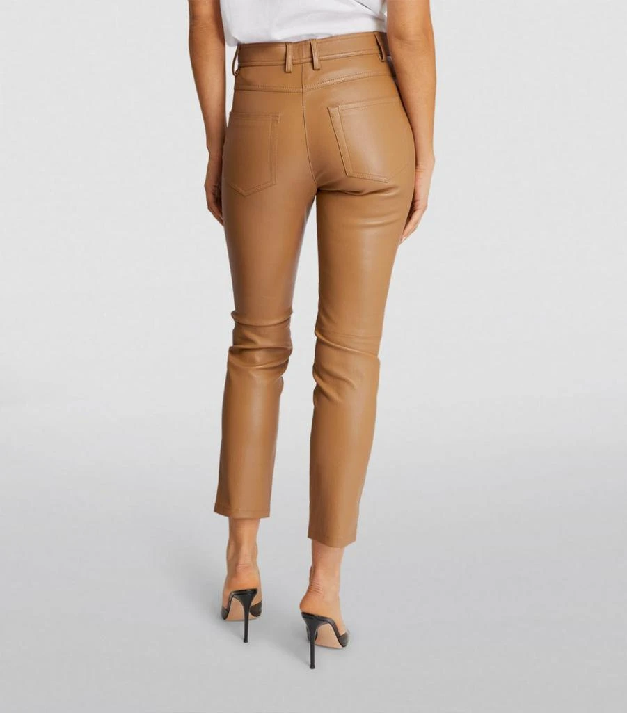 商品Joseph|Leather Teddy Trousers,价格¥9747,第4张图片详细描述