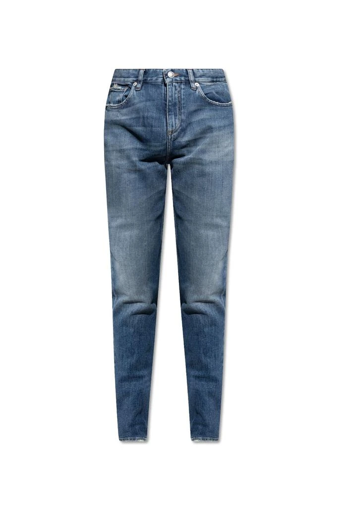 商品Burberry|Burberry Harloe Japanese Mid-Rise Slim-Fit Jeans,价格¥2831,第1张图片