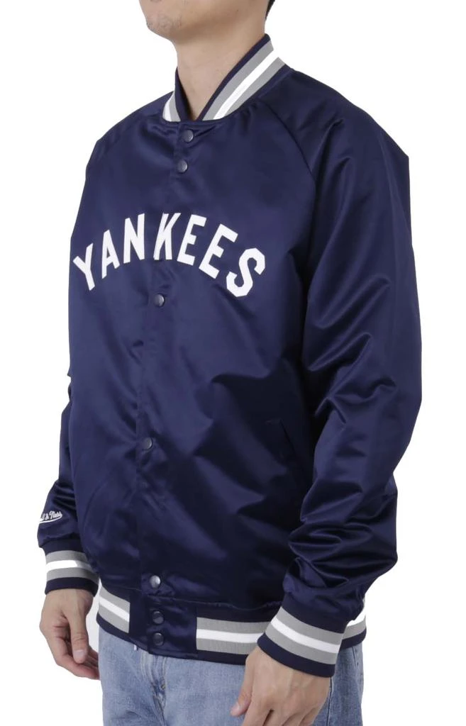 商品Mitchell & Ness|MLB Lightweight Satin Jacket - New York Yankees ,价格¥499,第2张图片详细描述