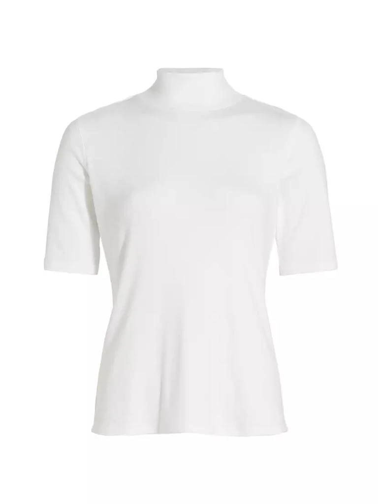 商品Elie Tahari|Rib-Knit Mock Neck Top,价格¥638,第1张图片