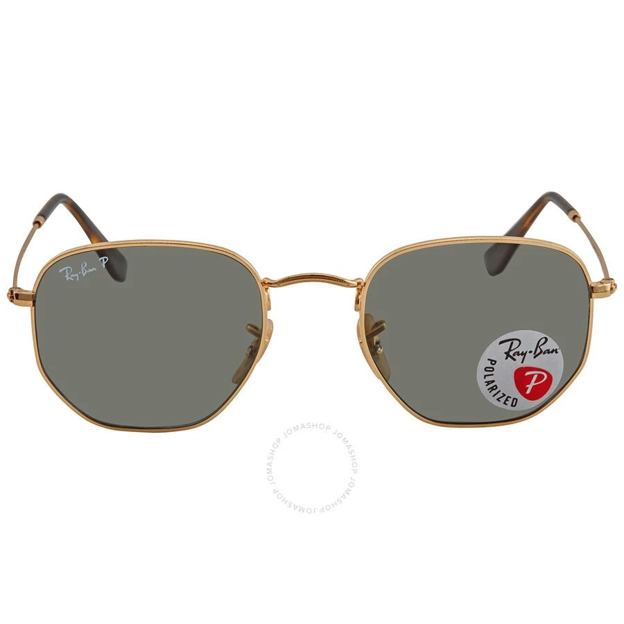 商品Ray-Ban|Hexagonal Flat Lenses Green Classic G-15 Unisex Sunglasses RB3548N 001/58 51,价格¥1181,第1张图片