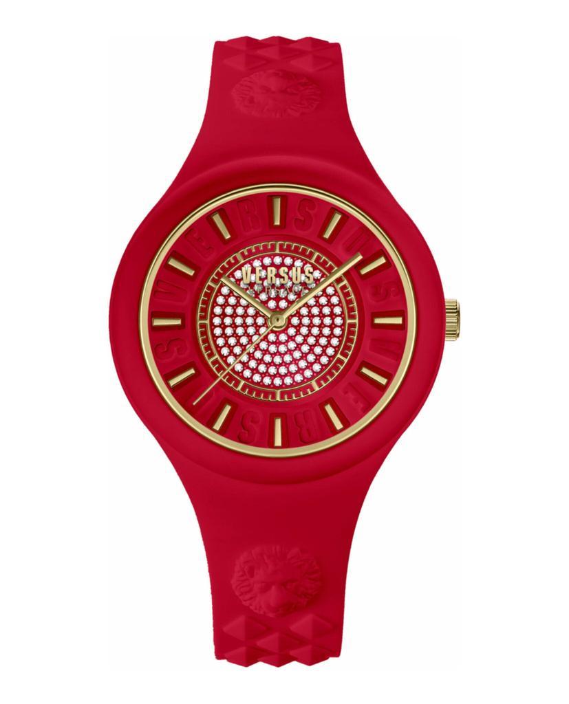 商品Versus Versace|Fire Island Crystal Strap Watch,价格¥616,第1张图片
