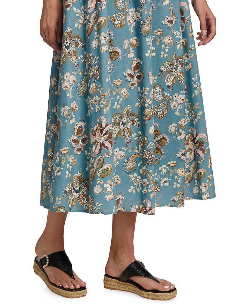 Dream Garden Cotton Midi Skirt 商品