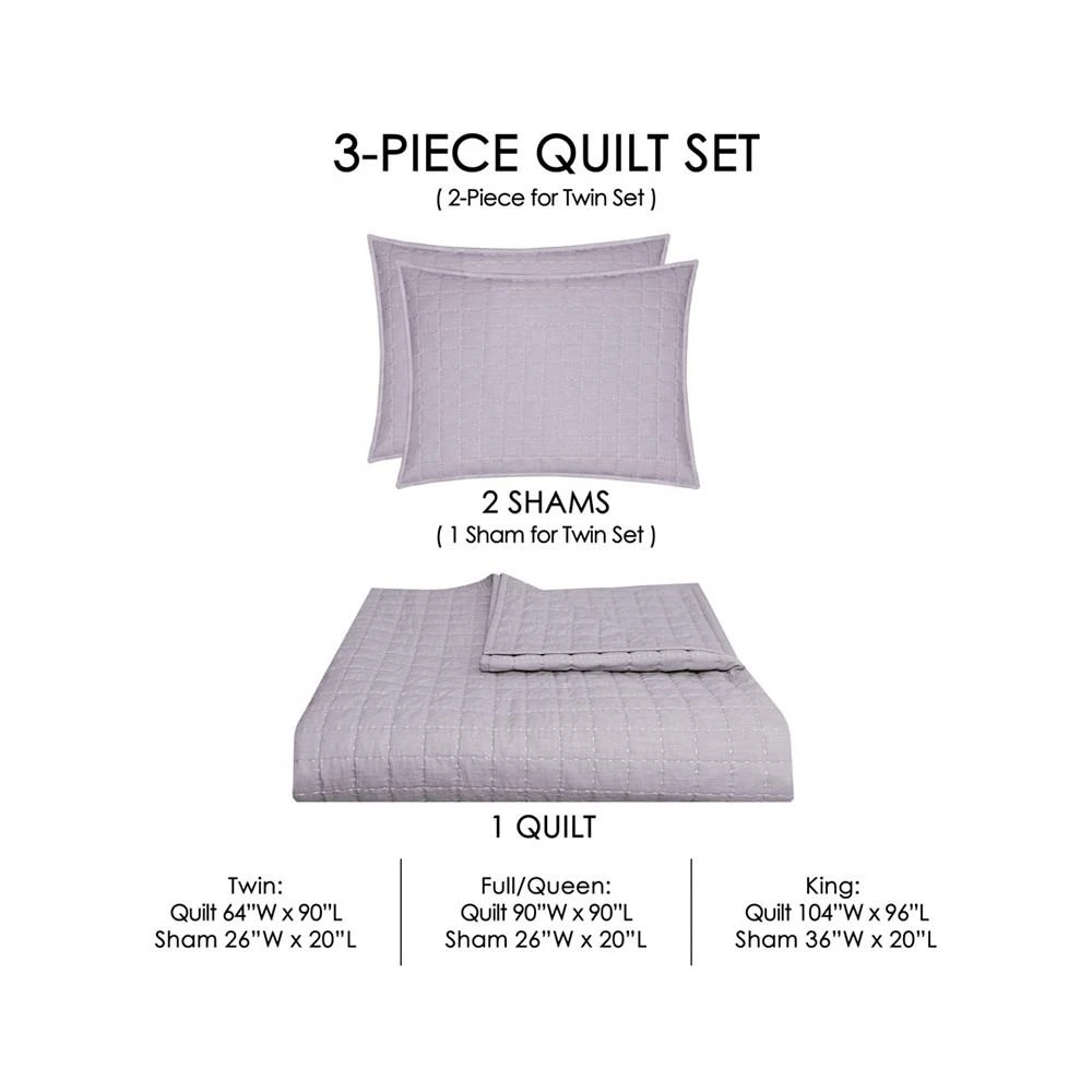 Caspian 3-Pc. Quilt Set 商品