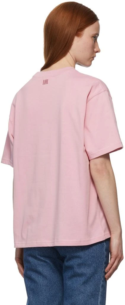 商品AMI|女式 Ami de Cœur 粉色T恤,价格¥719,第3张图片详细描述