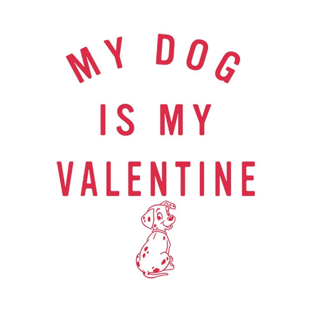 商品Disney|Boy's One Hundred and One Dalmatians My Dog is My Valentine  Child T-Shirt,价格¥202,第3张图片详细描述