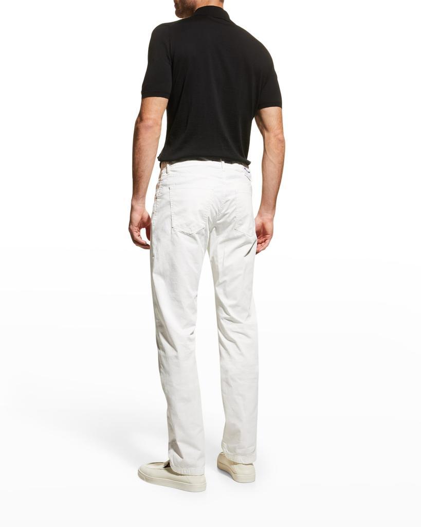 商品Kiton|Men's Textured Cotton Polo Sweater,价格¥10195,第6张图片详细描述