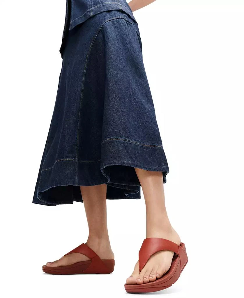 商品FitFlop|Women's Lulu Leather Toe-Thongs Sandals,价格¥667,第5张图片详细描述
