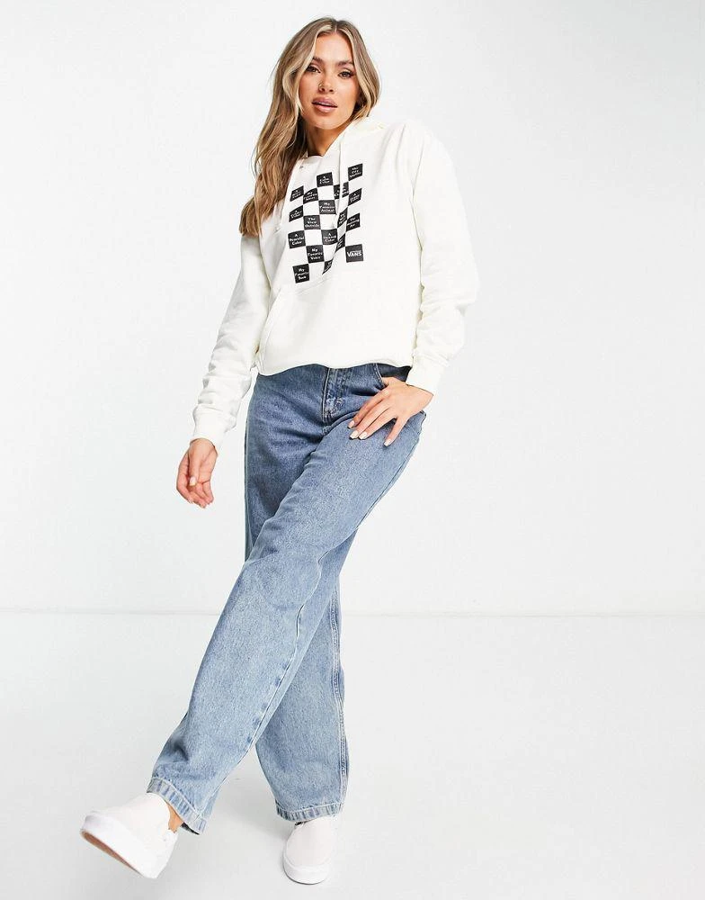 商品Vans|Vans Checkerboard Day hoodie in white,价格¥184,第4张图片详细描述