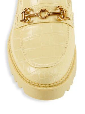 商品Sam Edelman|Deana Crocodile-Embossed Loafers,价格¥316,第5张图片详细描述