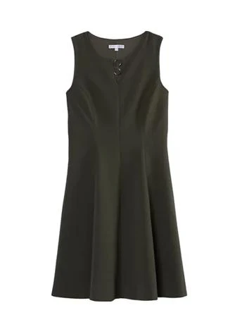 商品Sandra Darren|Darren Womens Texture Flat Front Dress,价格¥127,第1张图片