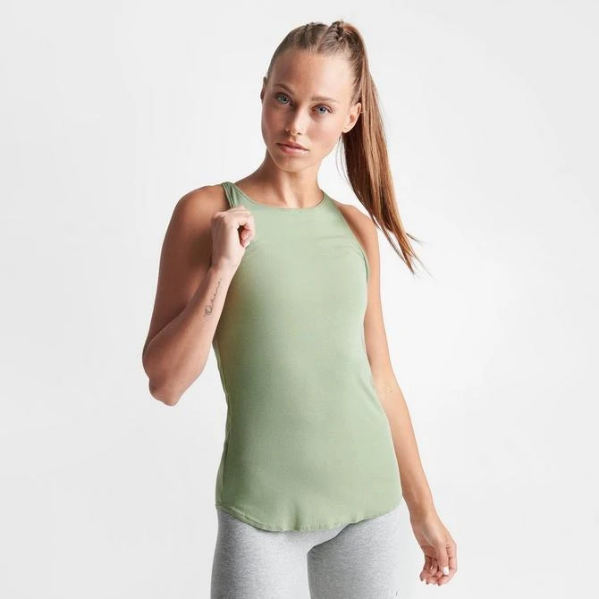 商品NIKE|Women's Nike Yoga Luxe Ribbed Tank,价格¥75,第3张图片详细描述