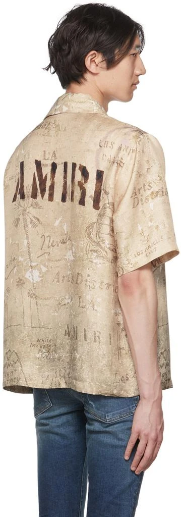 商品AMIRI|Beige Army Stencil Camp Shirt,价格¥4505,第3张图片详细描述