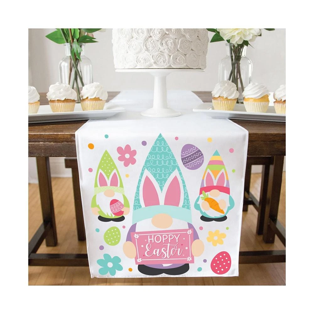 商品Big Dot of Happiness|Easter Gnomes - Spring Bunny Party Decor - Cloth Table Runner - 13 x 70 inches,价格¥201,第3张图片详细描述