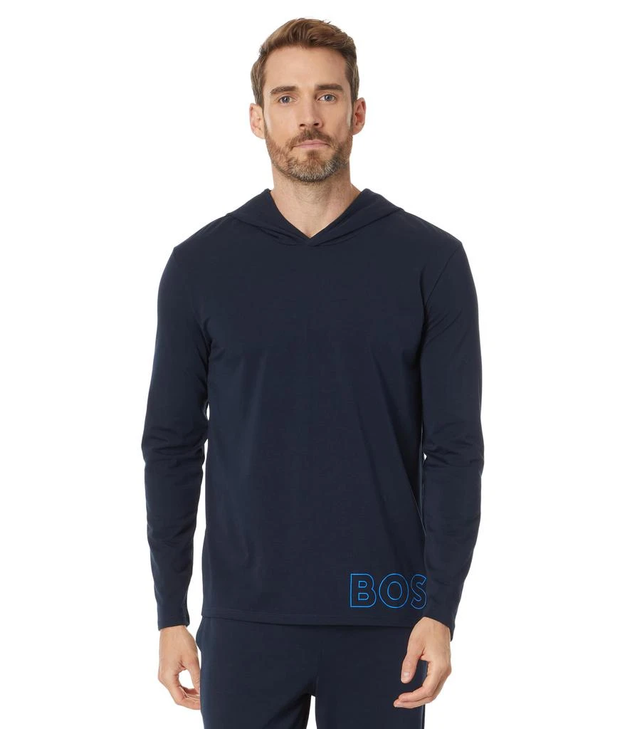 商品Hugo Boss|Identity Long Sleeve Hooded Tee,价格¥431,第1张图片