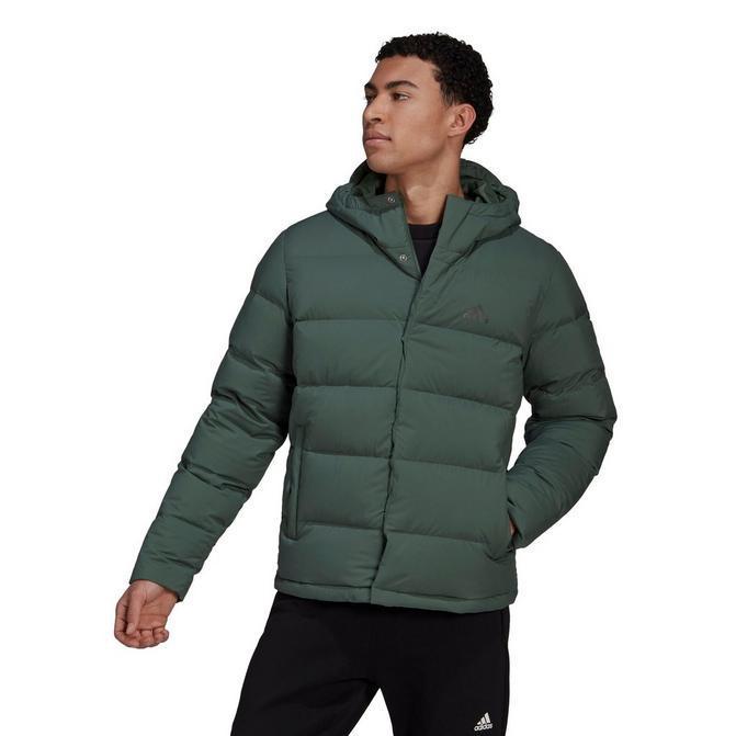 商品Adidas|Men's adidas Helionic Hooded Down Jacket,价格¥1146,第1张图片