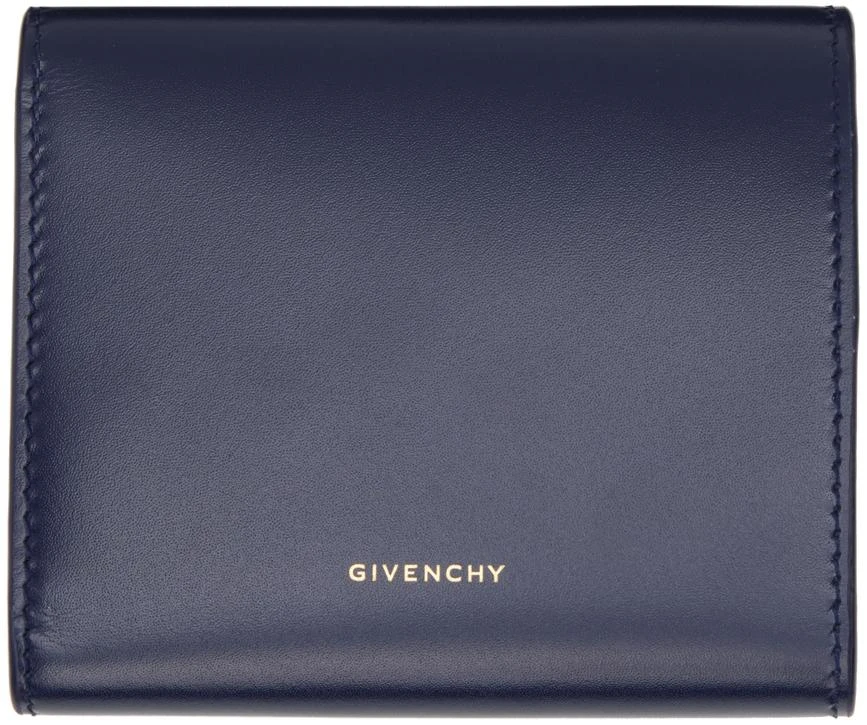 商品Givenchy|Navy 4G Trifold Wallet,价格¥3987,第2张图片详细描述