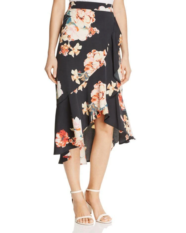 商品Band of Gypsies|Band of Gypsies Floral-Print Wrap Skirt,价格¥393,第1张图片