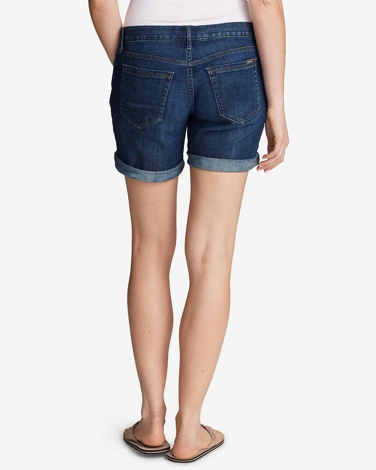 商品Eddie Bauer|女士Women's Boyfriend Denim Shorts,价格¥261-¥313,第2张图片详细描述