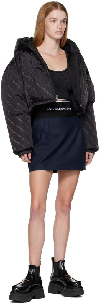 商品Alexander Wang|Black Down Jacquard Jacket,价格¥2696,第4张图片详细描述