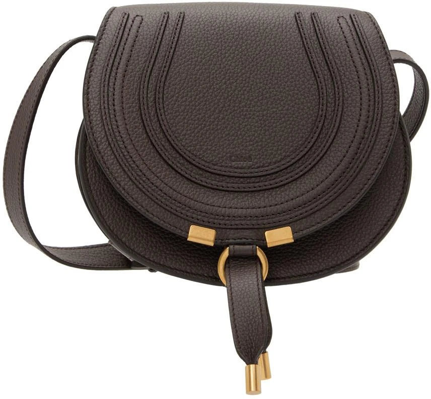 商品Chloé|Brown Small Marcie Saddle Bag,价格¥4753,第1张图片