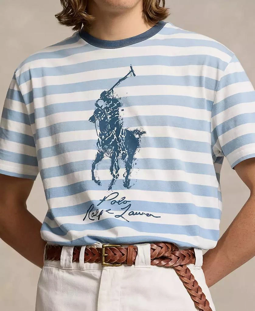 商品Ralph Lauren|Men's Classic-Fit Big Pony Jersey T-Shirt,价格¥235,第3张图片详细描述