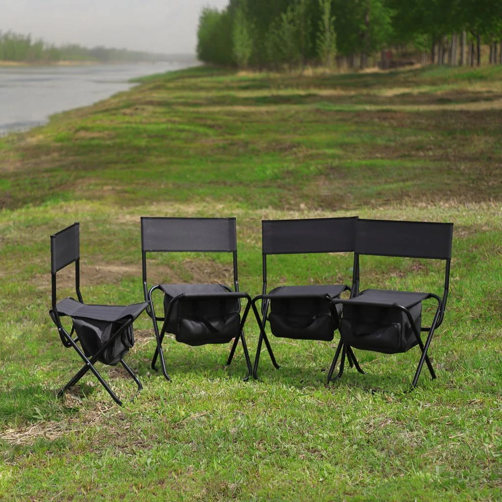 商品Simplie Fun|4-piece Folding Outdoor Chair,价格¥1165,第1张图片