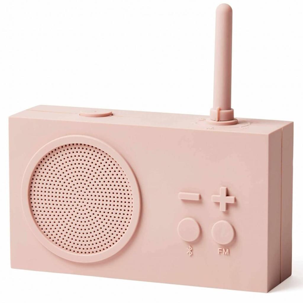 Lexon TYKHO 3 FM Radio and Bluetooth Speaker - Pink商品第1张图片规格展示