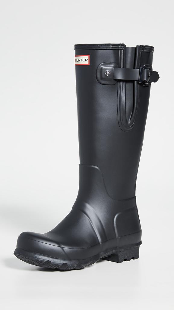 Hunter Boots Men's Tall Side Adjustable Rain Boots商品第2张图片规格展示