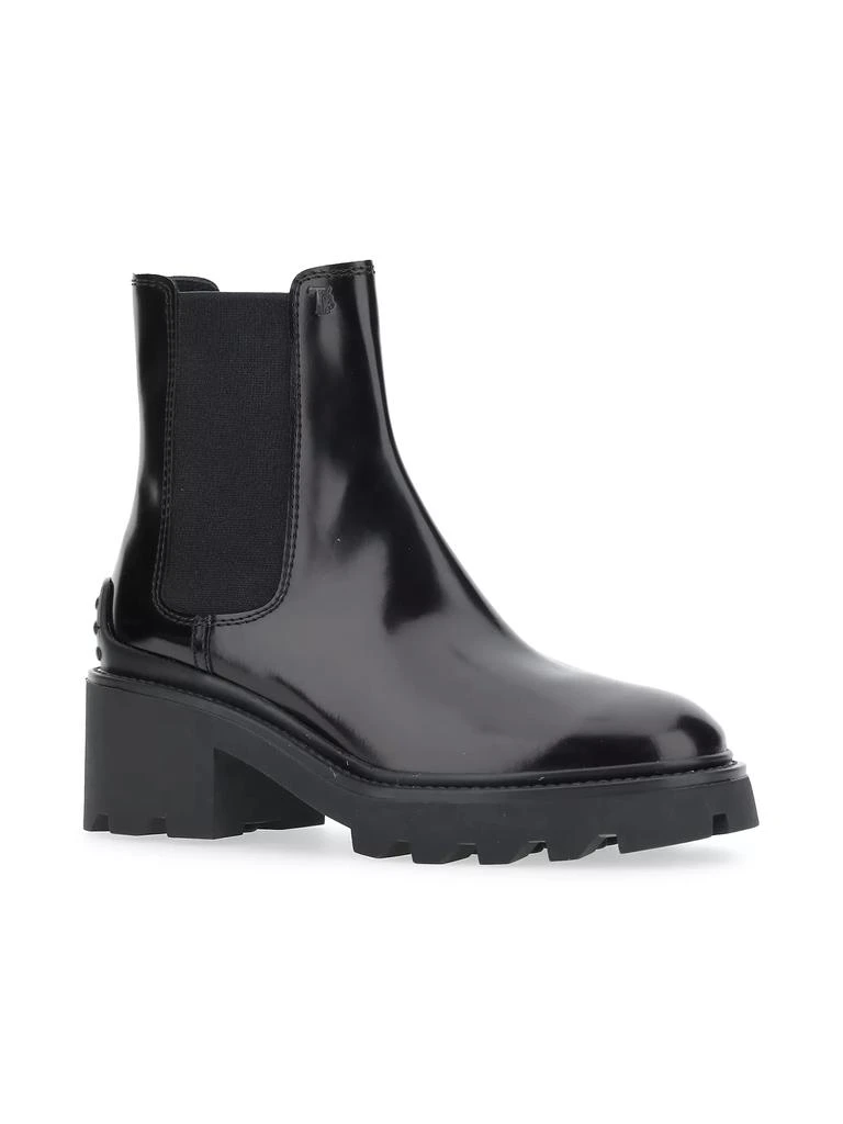 商品Tod's|Patent Leather Lug-Sole Chelsea Boots,价格¥6712,第2张图片详细描述